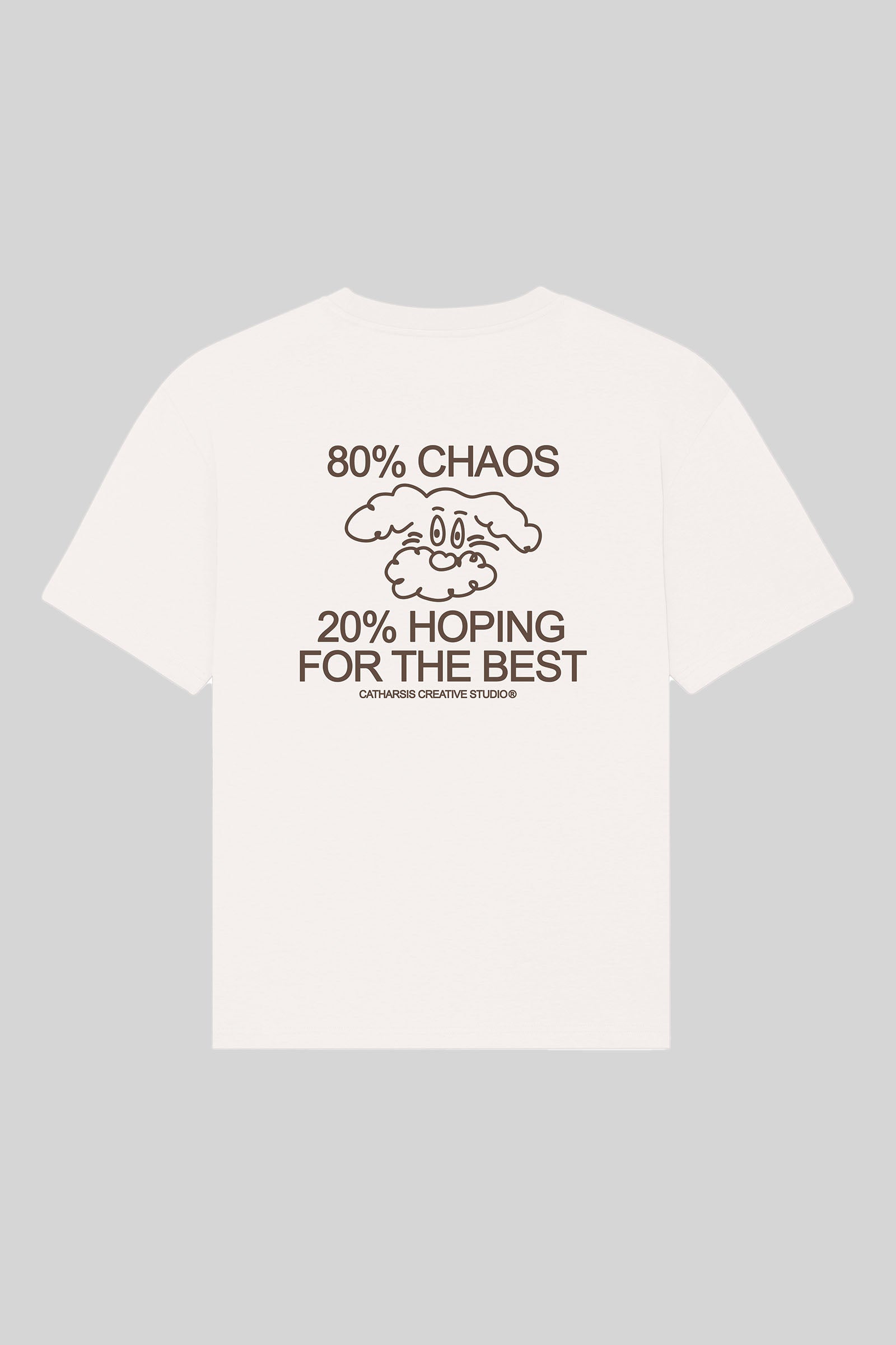 80% CHAOS, 20% HOPING FOR THE BEST.