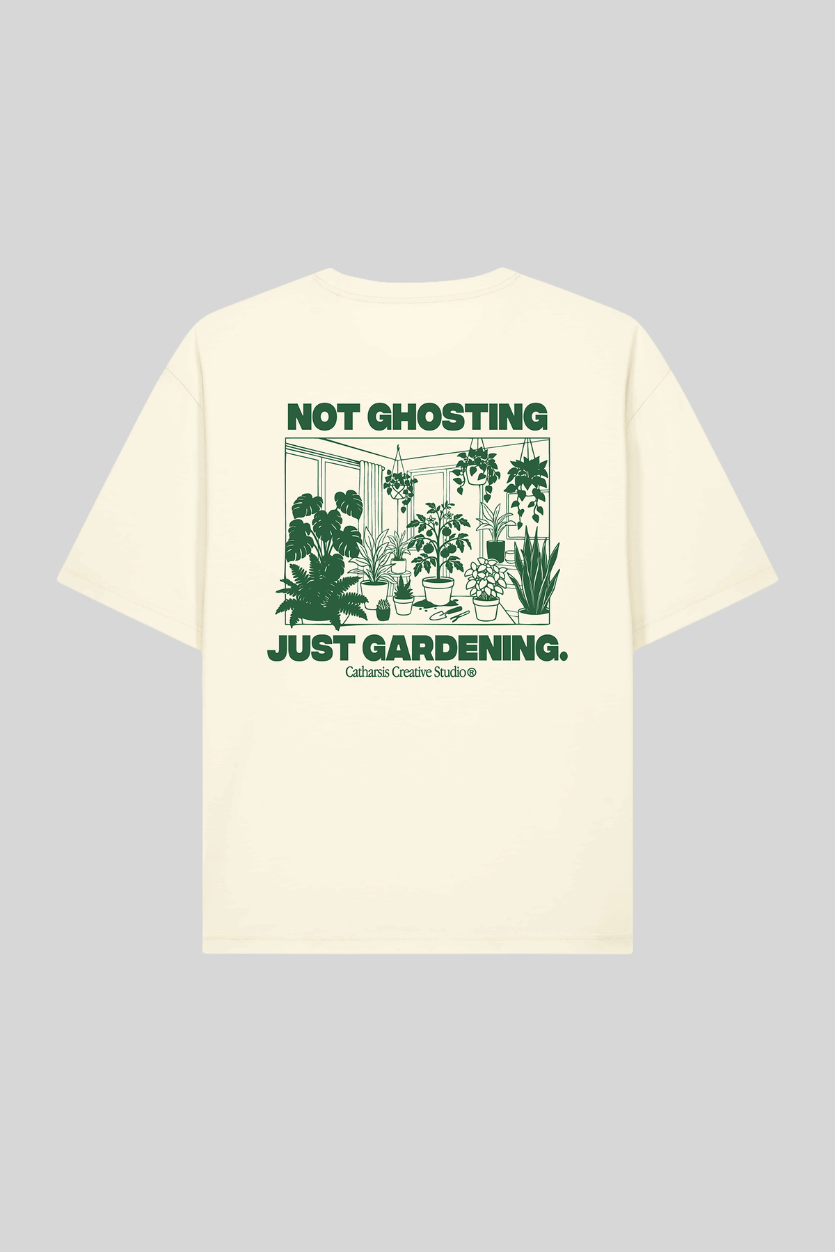 NOT GHOSTING, JUST GARDENING.