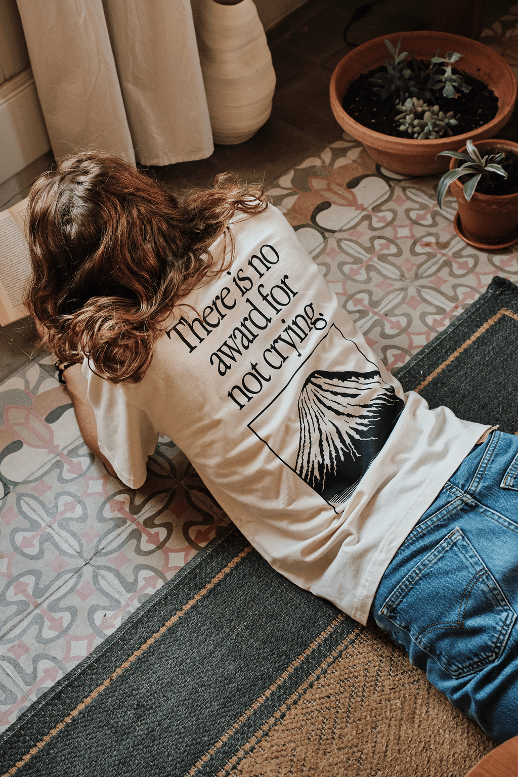 THERE IS NO AWARD FOR NOT CRYING