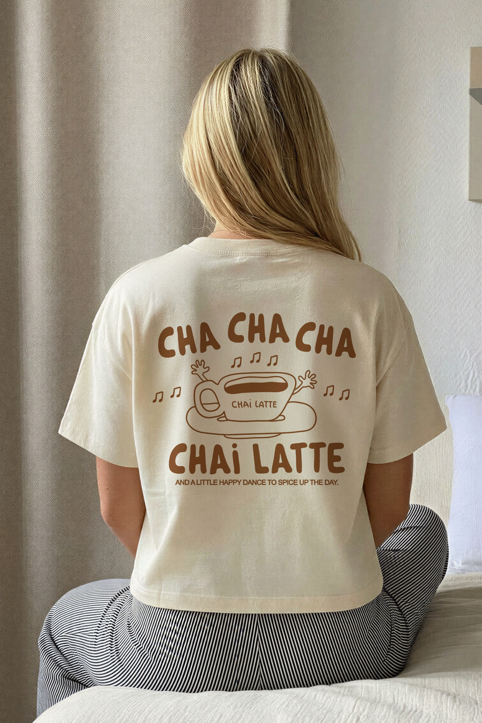 CHA CHA CHA, CHAI LATTE CROPPED.