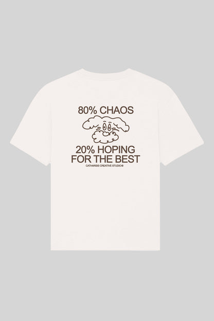 80% CHAOS, 20% HOPING FOR THE BEST.