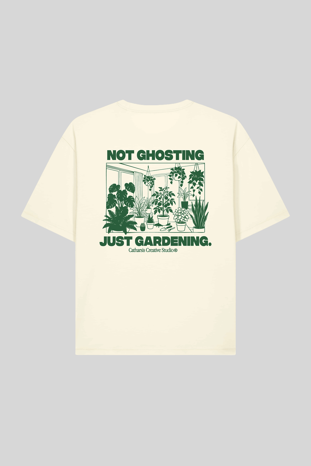 NOT GHOSTING, JUST GARDENING.