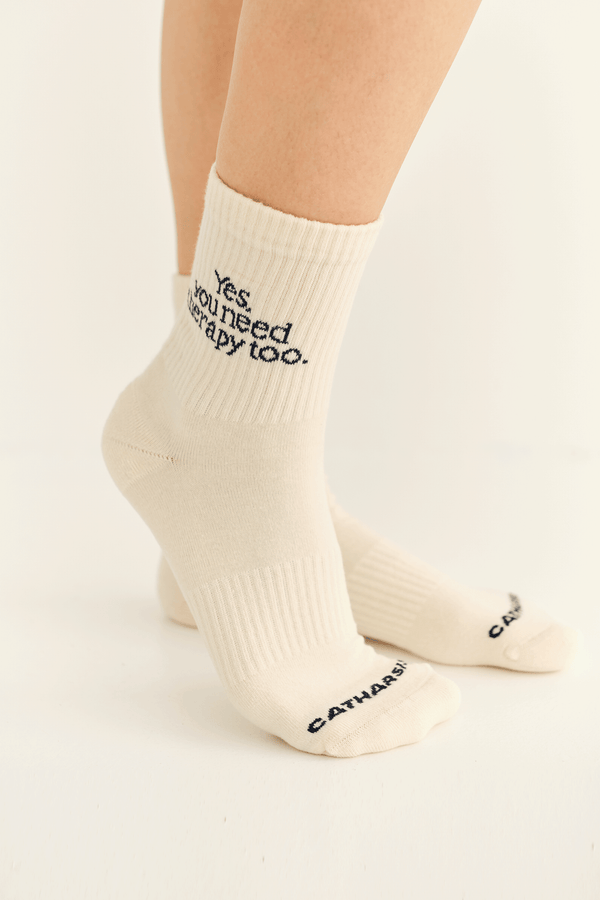 Yes, You Need Therapy Too Socks