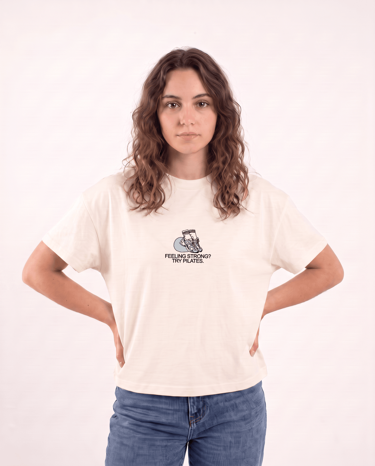 FEELING STRONG? THAT'S CUTE. TRY PILATES CROPPED